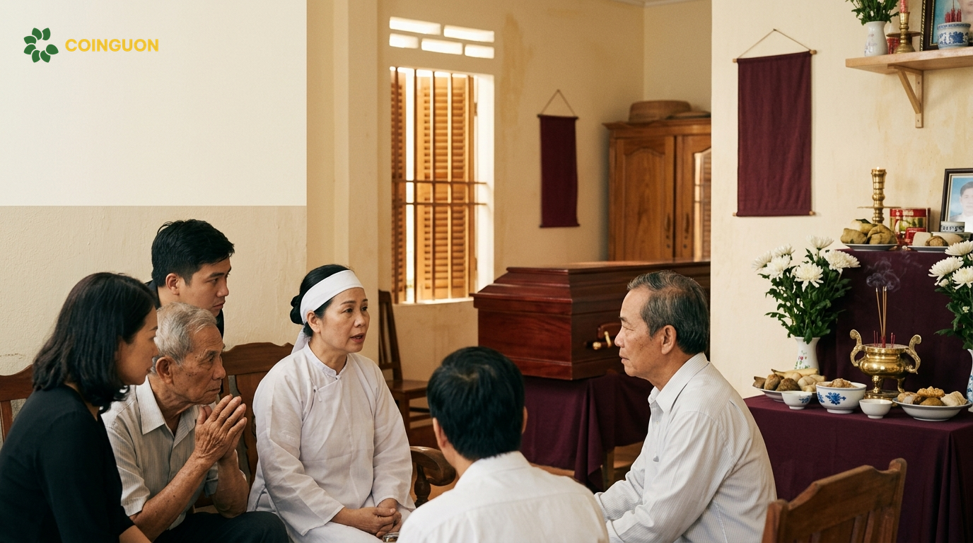 Gia đình trao đổi cách thực hiện nghi thức quay đầu quan tài phù hợp với tín ngưỡng và hoàn cảnh riêng - Cội Nguồn ORA