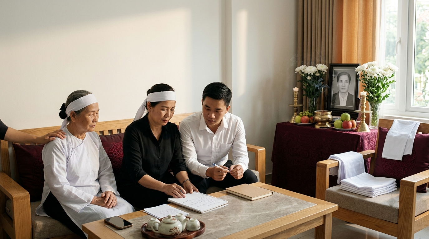 Gia đình Việt chuẩn bị hậu sự trong đời sống hiện đại, giữ phong tục tang lễ truyền thống giản dị, chu toàn và trang nghiêm - Cội Nguồn ORA
