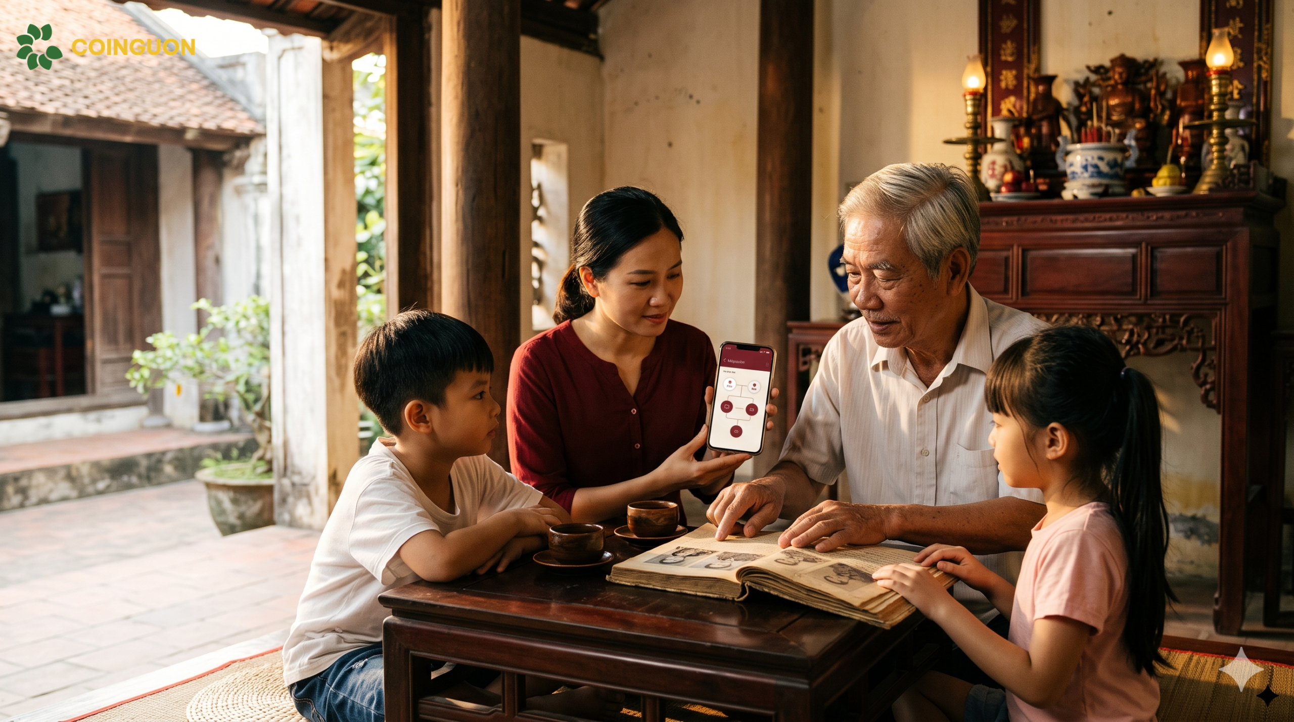 Trao truyền gia phả qua các thế hệ: Gìn giữ đạo hiếu và di sản gia đình cùng App ORA - Cội Nguồn ORA