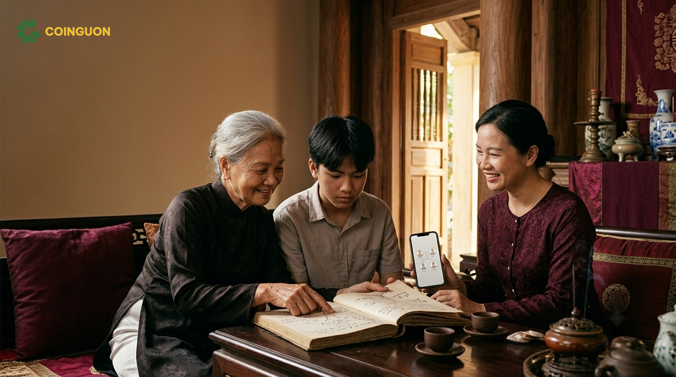 Trao truyền phả ký qua các thế hệ: Gìn giữ đạo hiếu và di sản gia tộc cùng App ORA - Cội Nguồn ORA