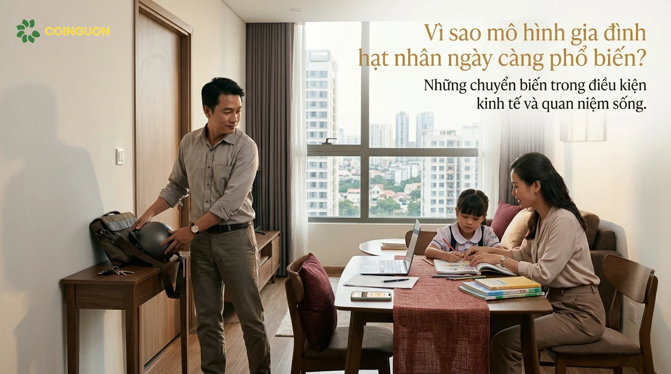 Gia đình trẻ Việt Nam xây dựng cuộc sống độc lập trong căn hộ hiện đại giữa nhịp sống đô thị - Cội Nguồn ORA
