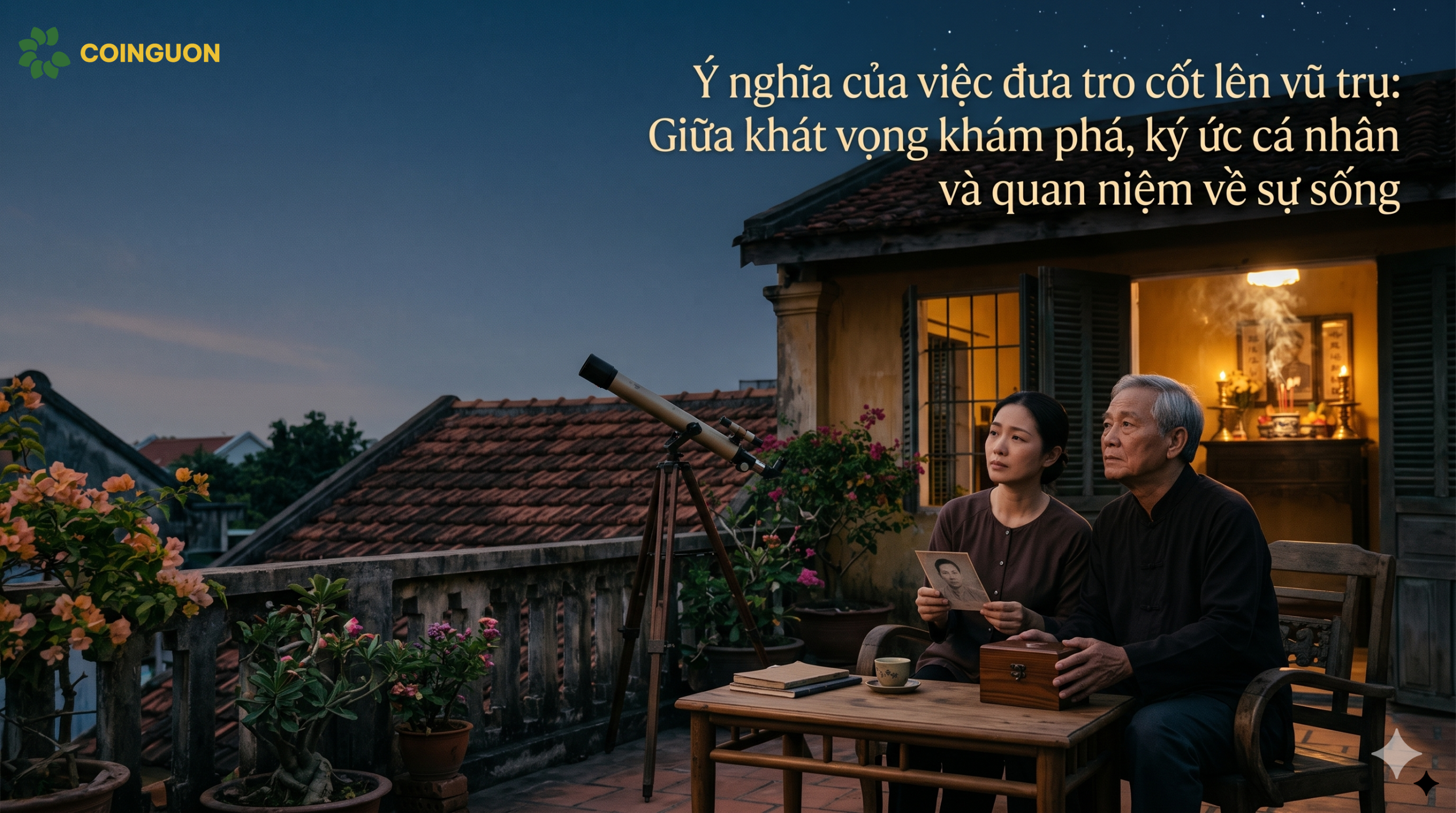 Ý nghĩa của việc đưa tro cốt lên vũ trụ: Giữa khát vọng khám phá, ký ức cá nhân và quan niệm về sự sống - Cội Nguồn ORA